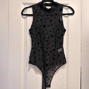 LE LIS STAR MESH BODYSUIT